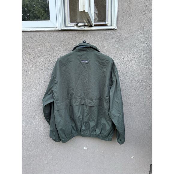 Vintage Chaps Ralph Lauren Golf Jacket Size XL Green Preppy - Picture 9 of 10